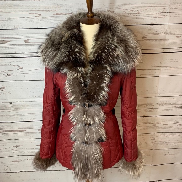 Snow Classic Jackets & Blazers - Genuine Fox Fur Snow Classic Gorgeous Down Jacket